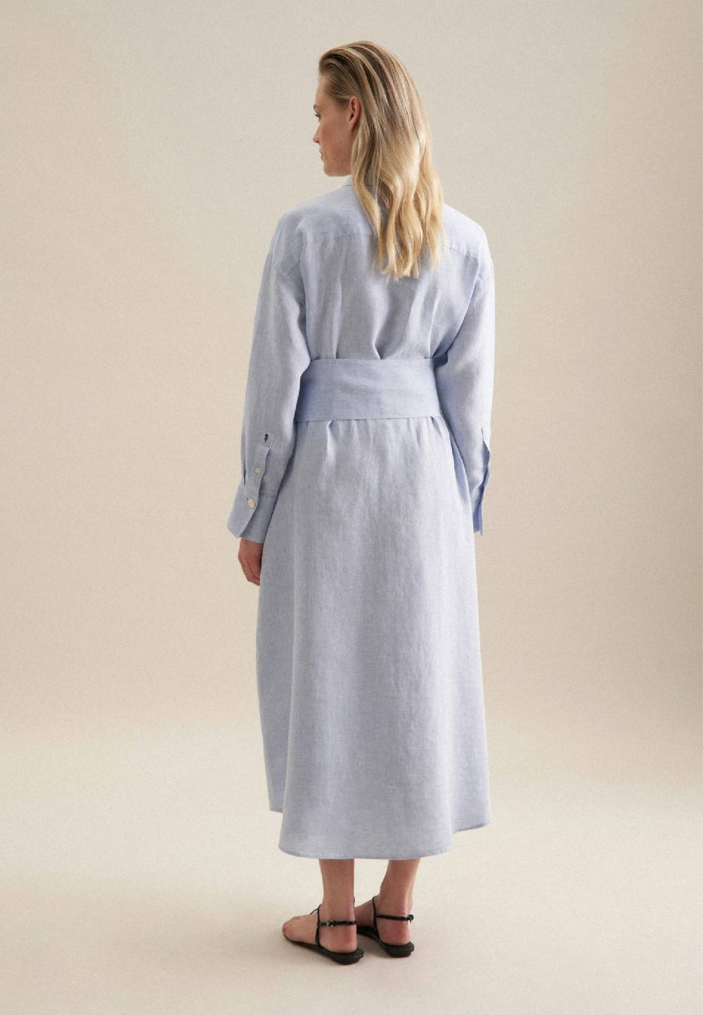 Seidensticker Leinen Maxi Kleid Kostenloser Versand international