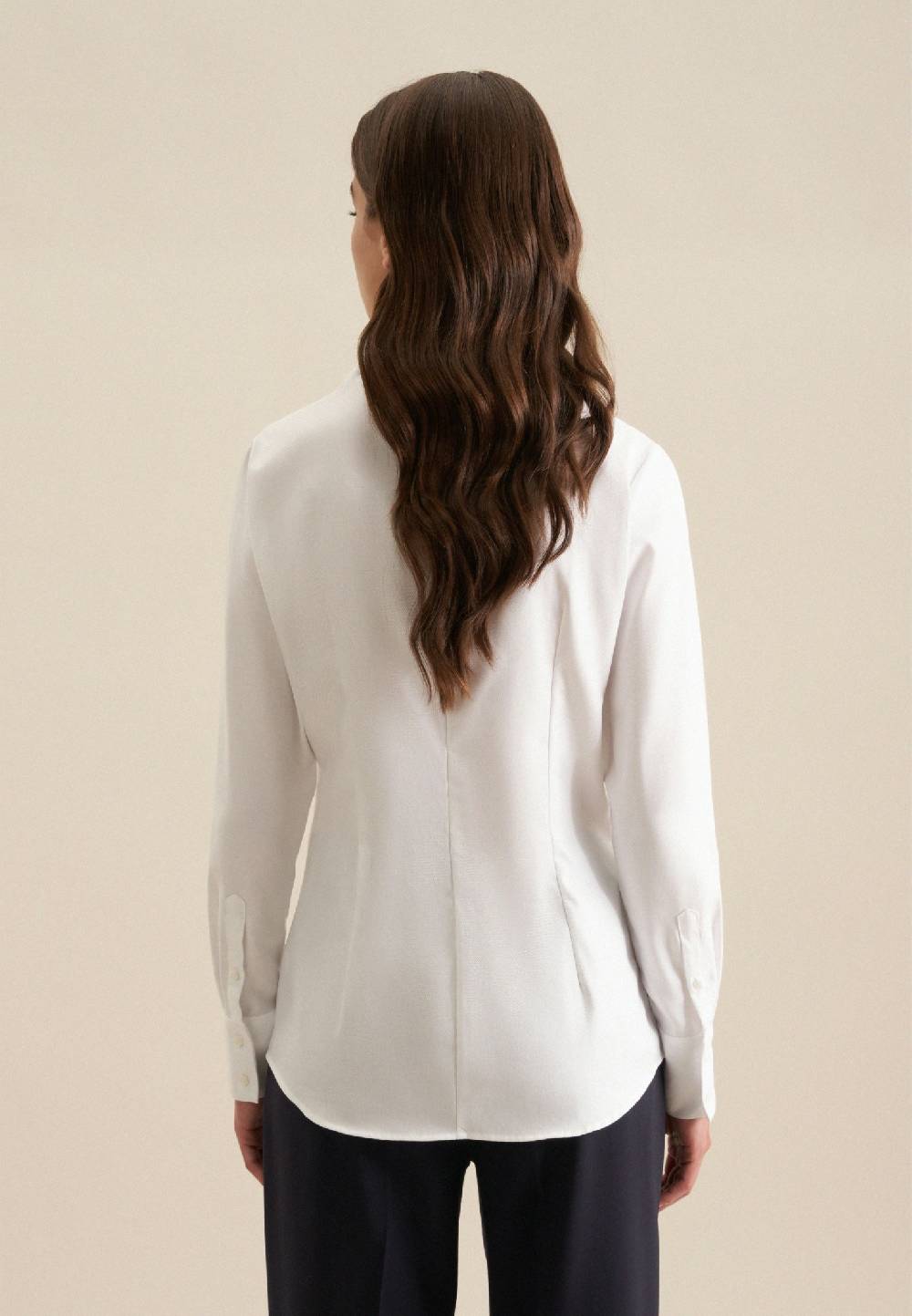 Seidensticker Twill Kelchkragenbluse im Angebot