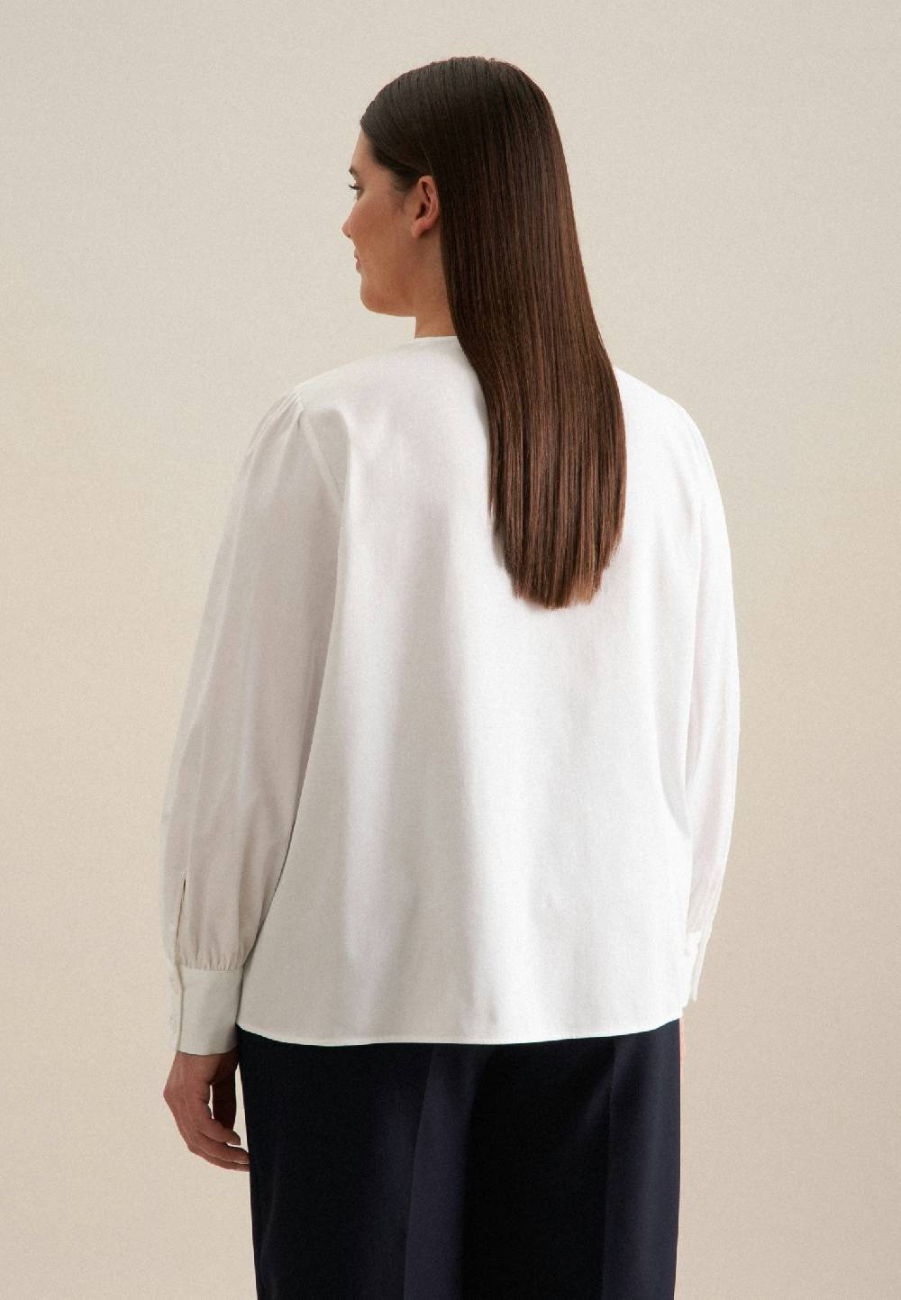 Seidensticker Curvy Rundhals Shirtbluse Regular Räumungsverkauf