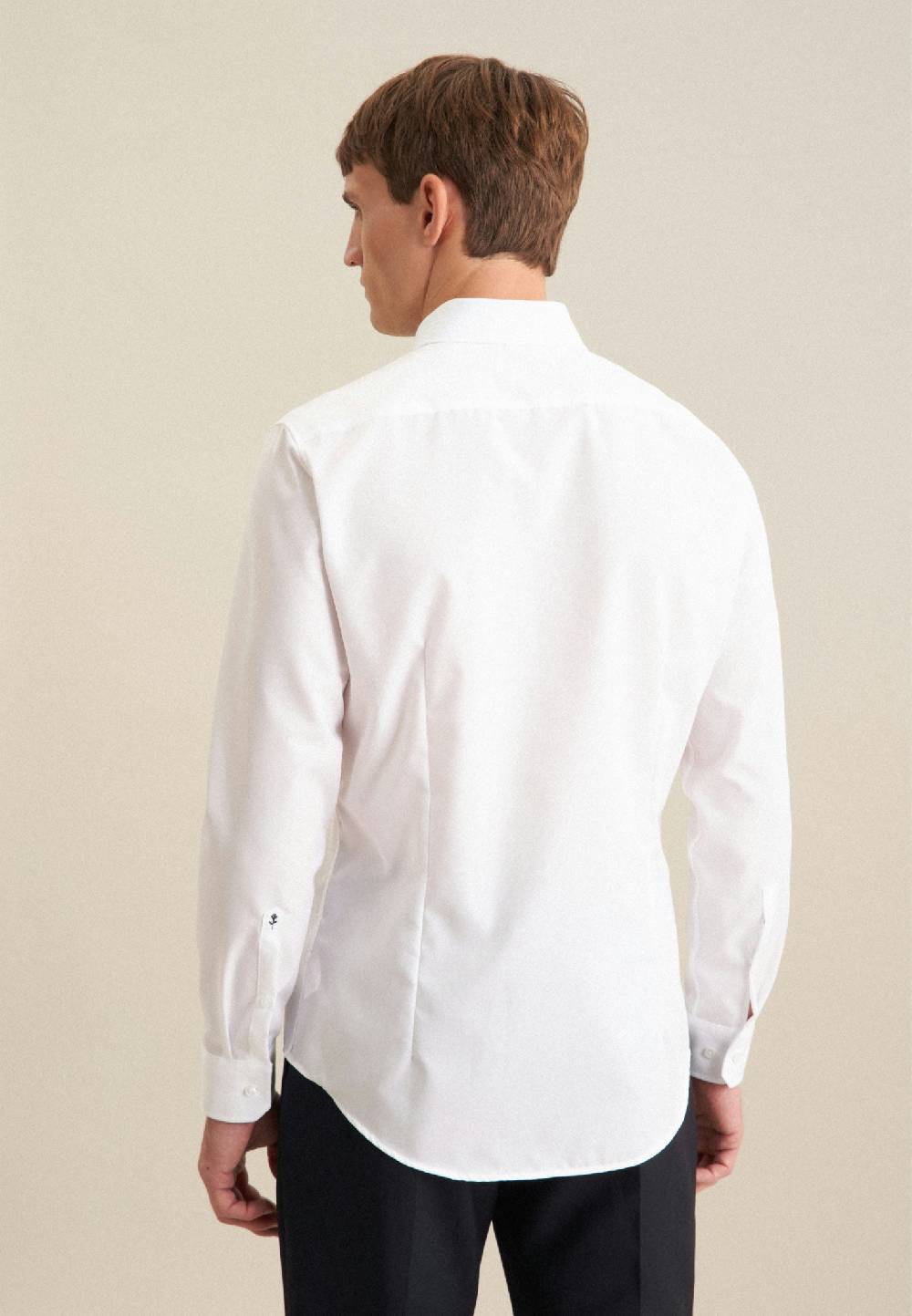 Seidensticker Bügelfreies Popeline Business Hemd in Slim mit Button-Down-Kragen Begrenzte Freigabe