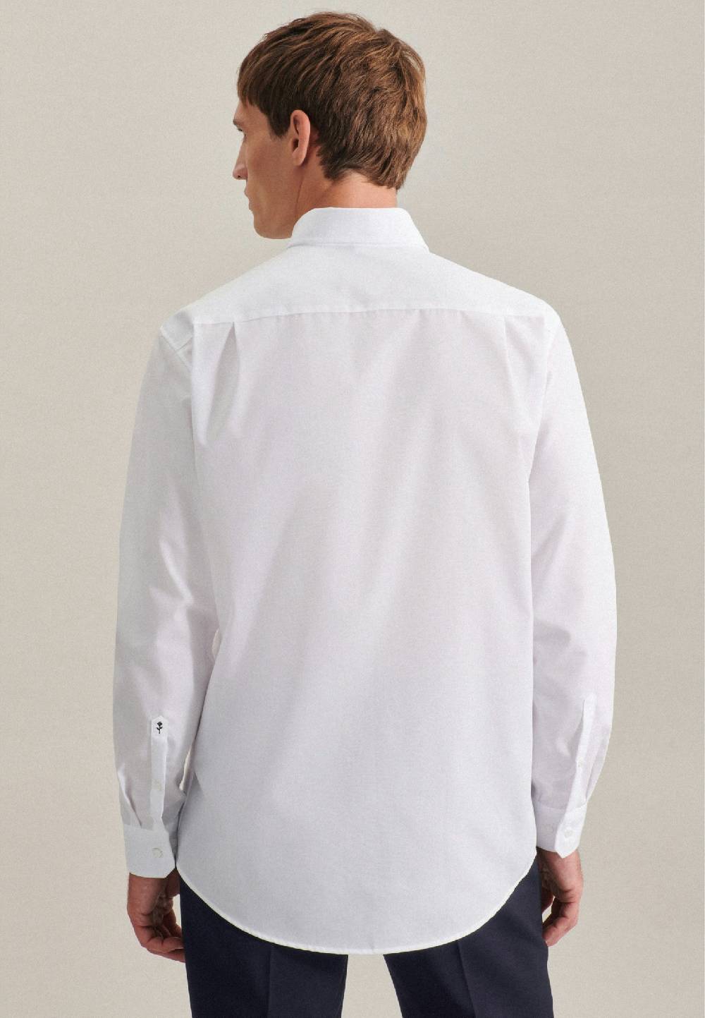 Seidensticker Bügelfreies Popeline Business Hemd in Regular mit Button-Down-Kragen Bis zu 55% Rabatt