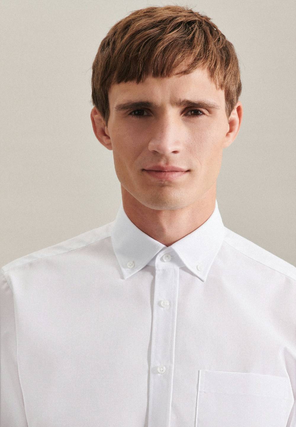 Seidensticker Bügelfreies Popeline Business Hemd in Regular mit Button-Down-Kragen Bis zu 55% Rabatt