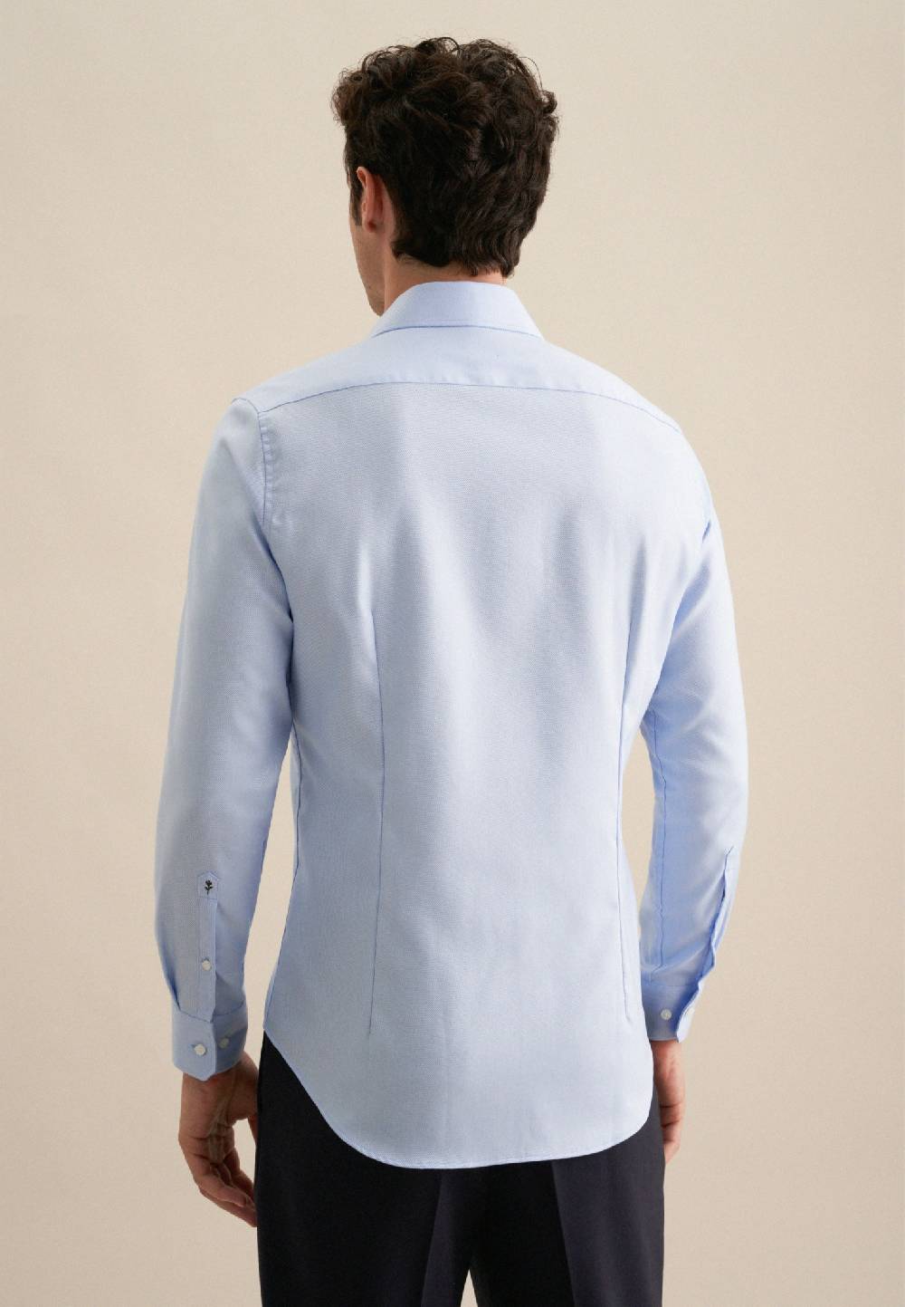 Seidensticker Bügelleichtes Twill Business Hemd in Slim mit Kentkragen Online
