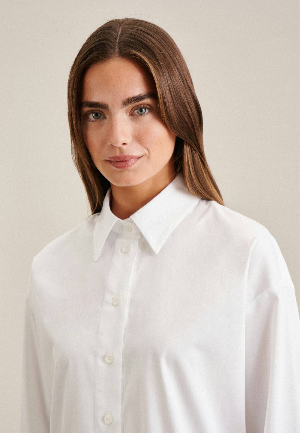 Seidensticker Satin Longbluse Preisnachlass