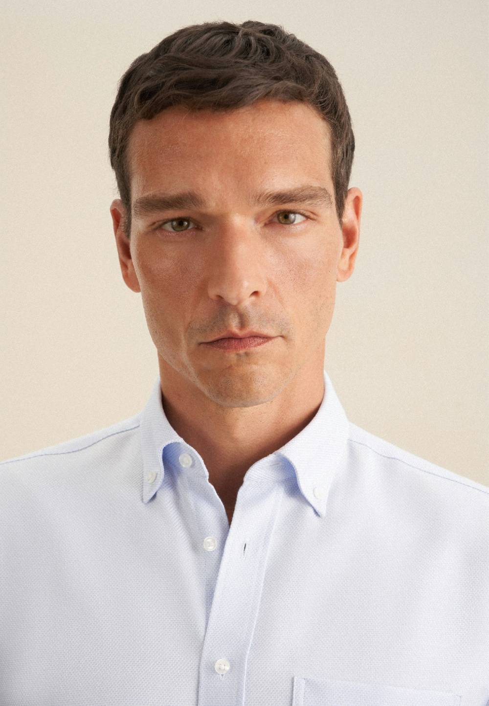 Seidensticker Bügelfreies Struktur Business Hemd in Regular mit Button-Down-Kragen Letzte 3 Tage