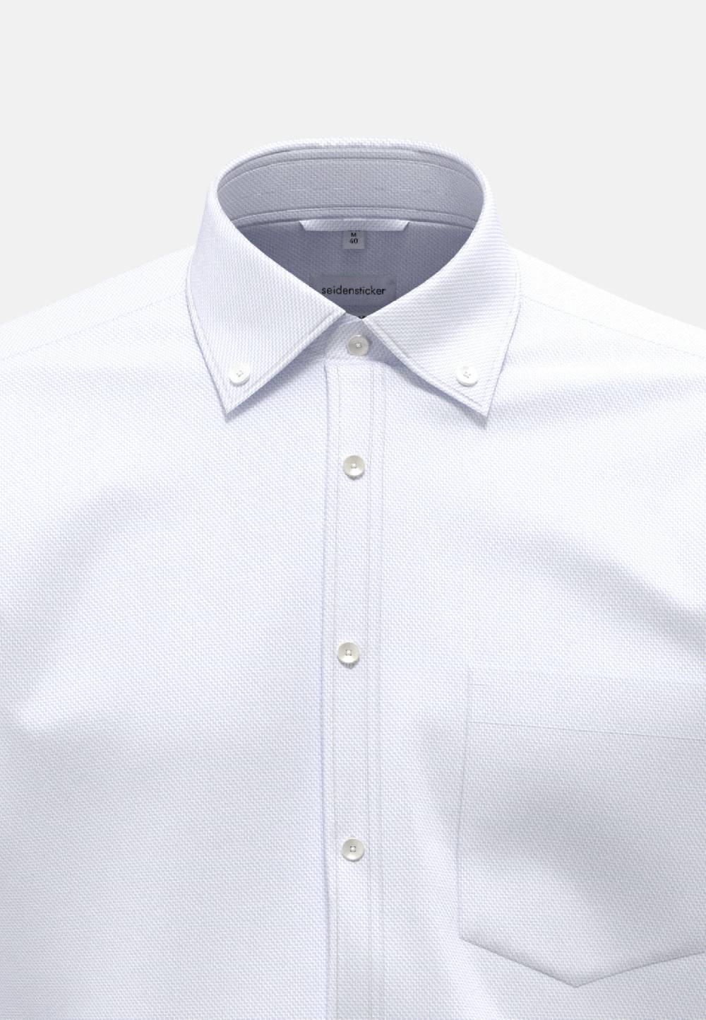 Seidensticker Bügelfreies Struktur Business Hemd in Regular mit Button-Down-Kragen Letzte 3 Tage