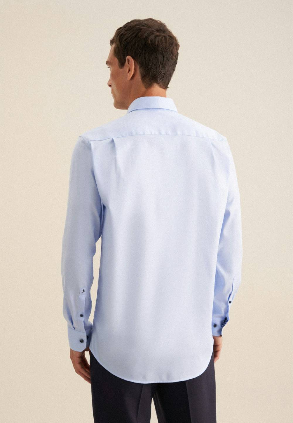 Seidensticker Bügelfreies Twill Business Hemd in Regular mit Button-Down-Kragen Blitzverkäufe