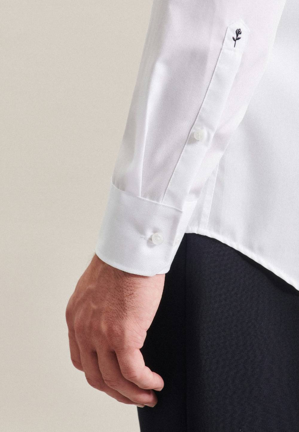 Seidensticker Bügelfreies Popeline Business Hemd in Shaped mit Button-Down-Kragen Flash Sale