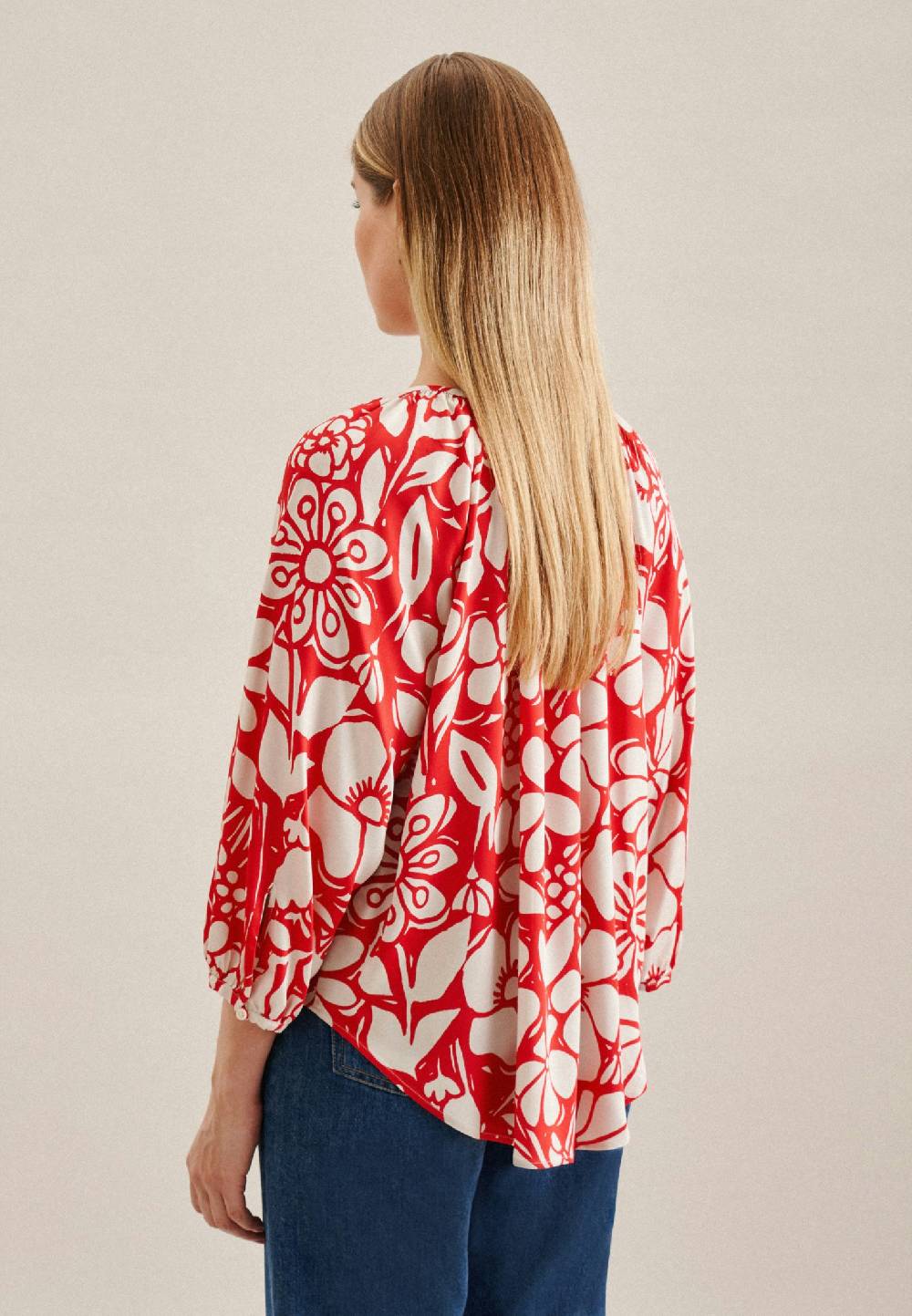 Seidensticker 3/4-Arm Satin Shirtbluse Flash Sale