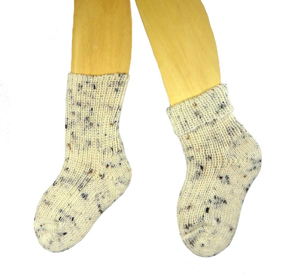 Shimasocks Baby Kinder Socken natur Tweed Günstig kaufen