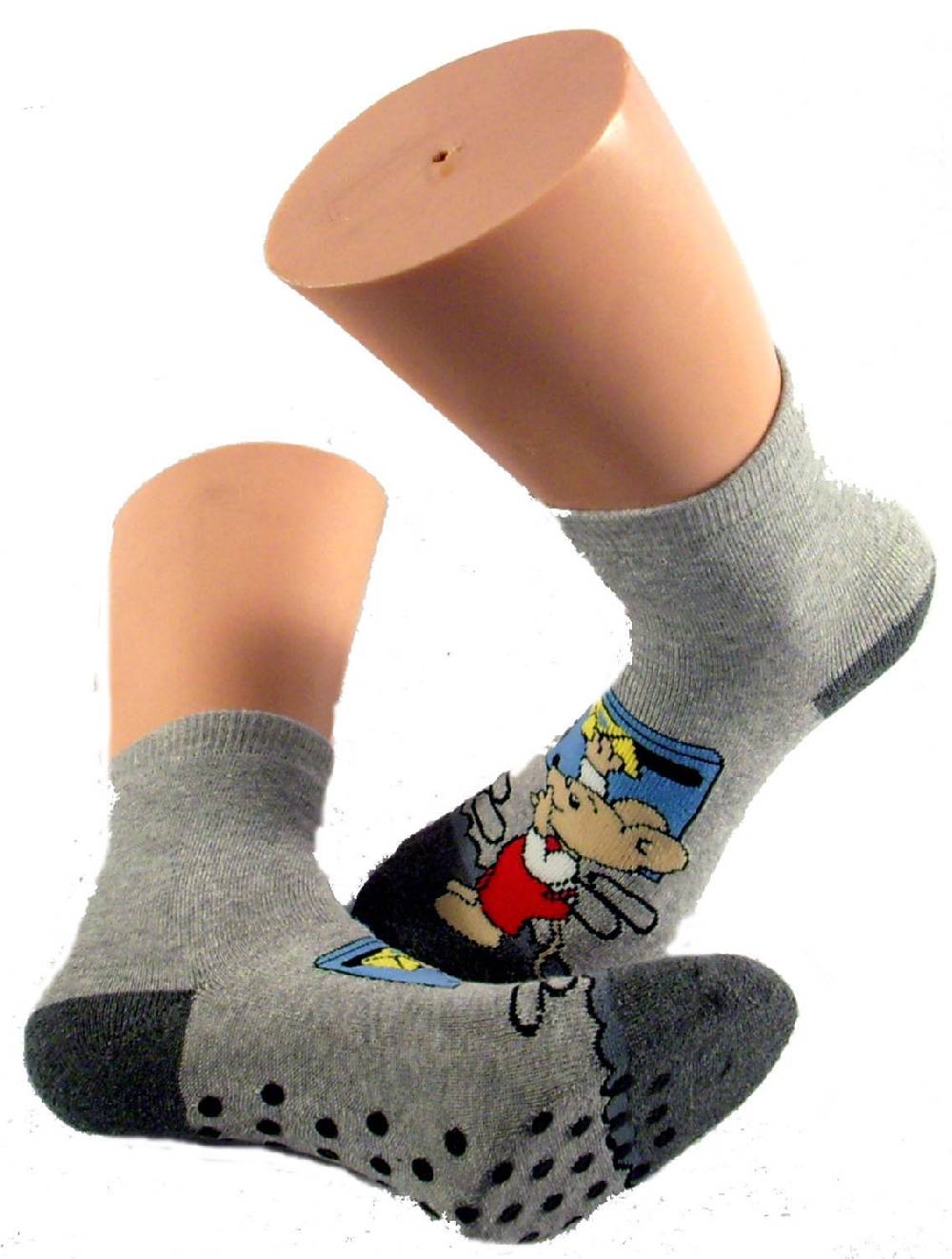 Shimasocks ABS Kinder Socken Vollplüsch 2er Pack Motiv Maus Valentinstagsangebot