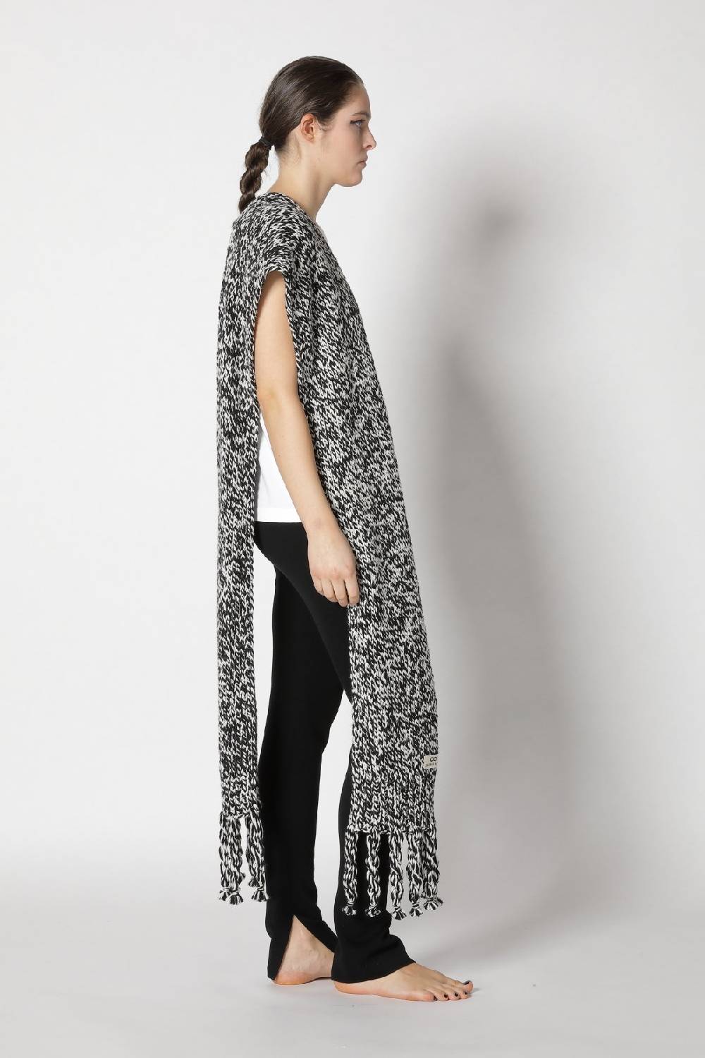 Sminfinity stretchy shell top + milano slim cut pants + contrast mouliné scarf Fabrikpreis