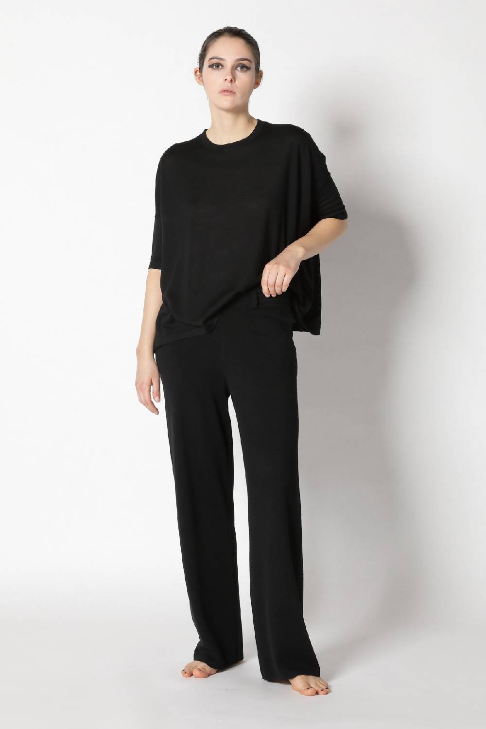 Sminfinity flowing cape jumper + milano palazzo pants Versandkostenfrei