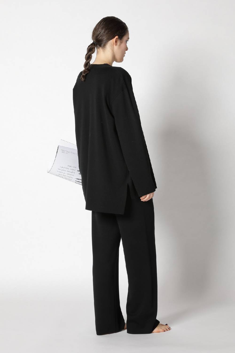 Sminfinity milano one button jacket + flowing cape jumper + milano palazzo pants Großer Ausverkauf