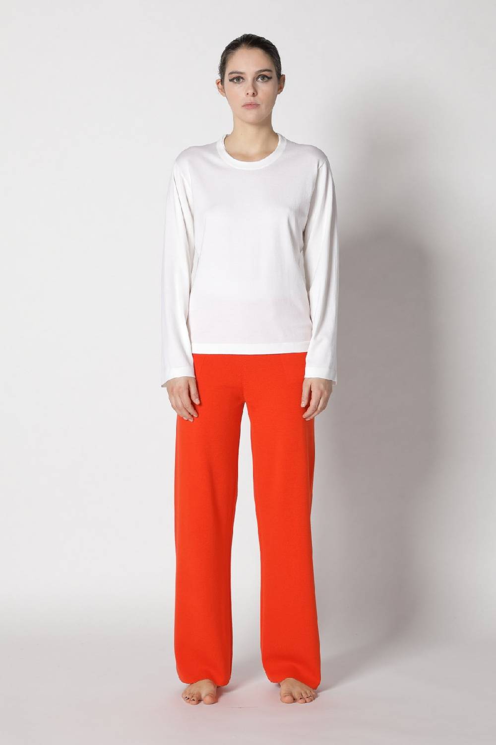 Sminfinity stretchy crewneck + milano palazzo pants Heißer Verkauf