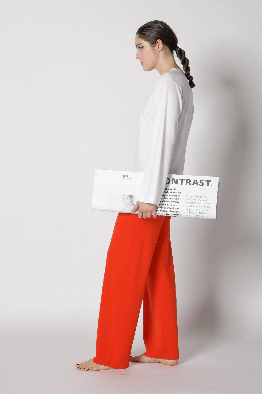 Sminfinity stretchy crewneck + milano palazzo pants Heißer Verkauf