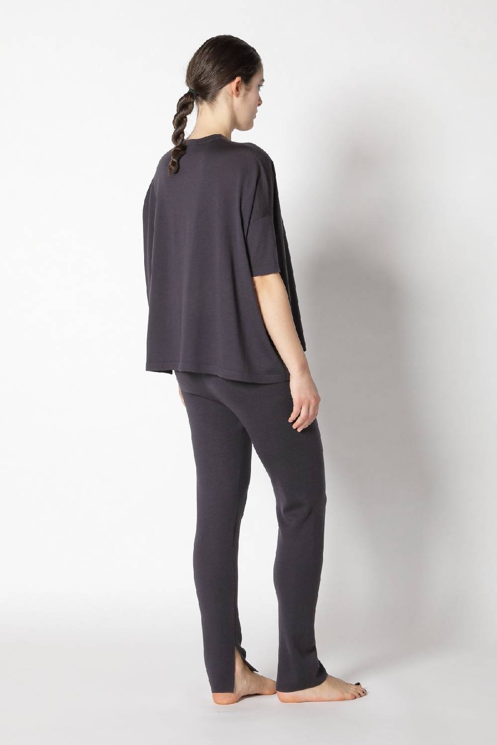 Sminfinity flowing cape jumper + milano slim cut pants Online Outlet
