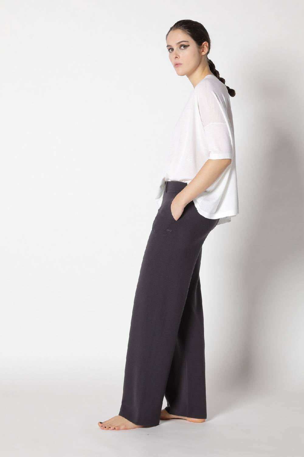 Sminfinity flowing cape jumper + milano palazzo pants Exklusive Angebote