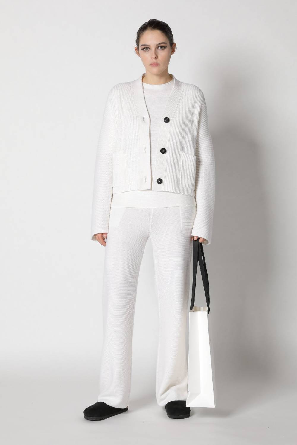 Sminfinity slouchy rib cardigan + garter T jumper + garter palazzo pants Räumungsverkauf
