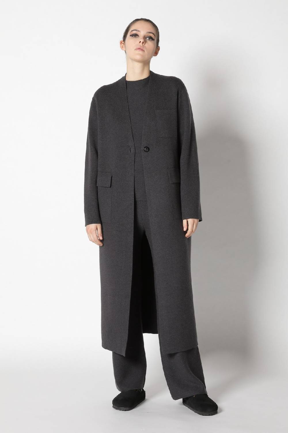 Sminfinity doubleface maxi coat + garter T jumper + garter palazzo pants Super Sparpreis