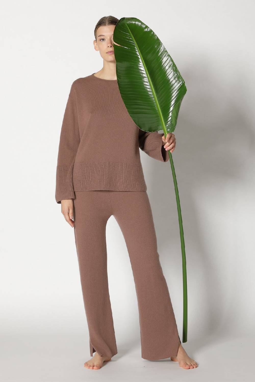 Sminfinity pure A jumper + pure slitted pants Riesige Rabatte