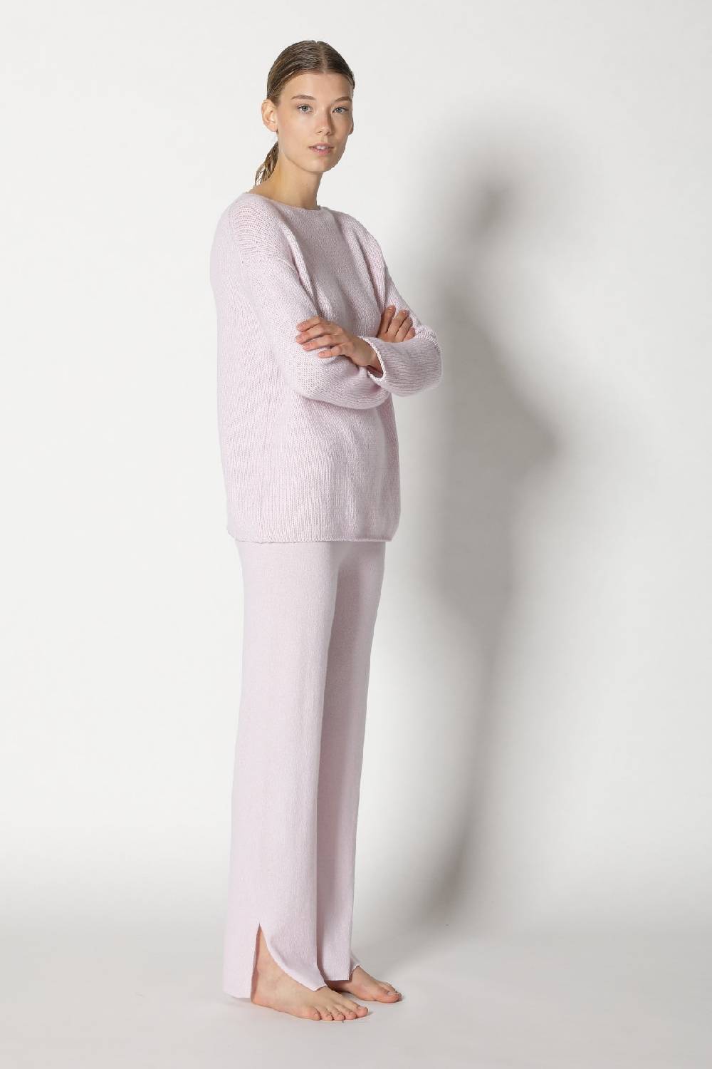 Sminfinity pure multi-ply jumper + pure slitted pants Fabrikladen