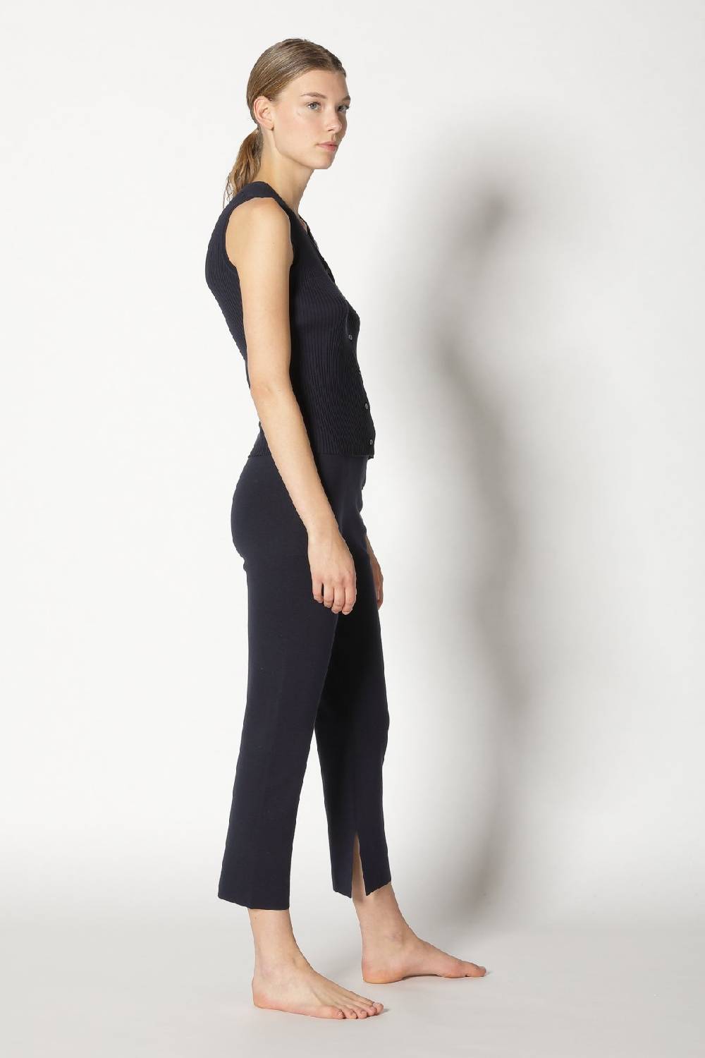 Sminfinity silky rib vest + silky cropped pants Fabrik Onlineshop
