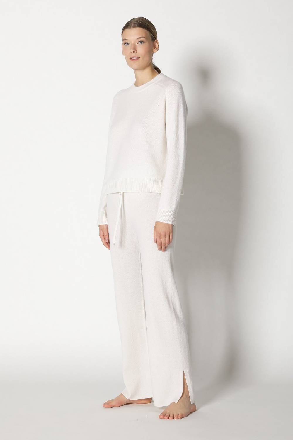 Sminfinity pure 2 ply crew jumper + pure slitted pants Preisnachlass