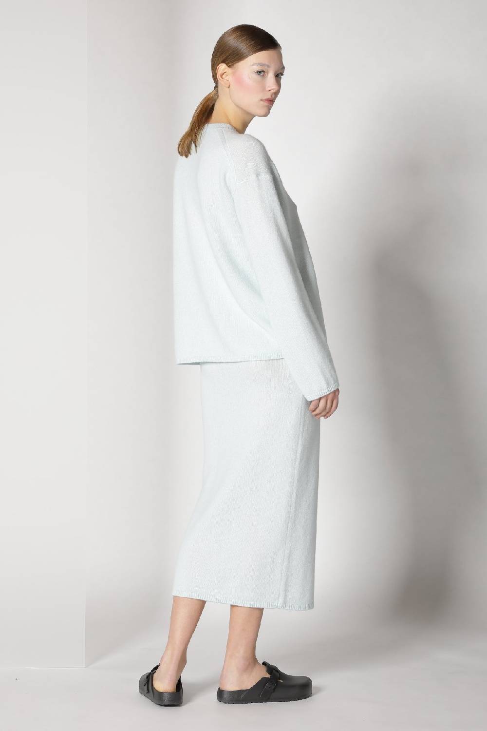 Sminfinity blurry ribbed scarf + blurry crew jumper + blurry tulip skirt Saisonschlussverkauf