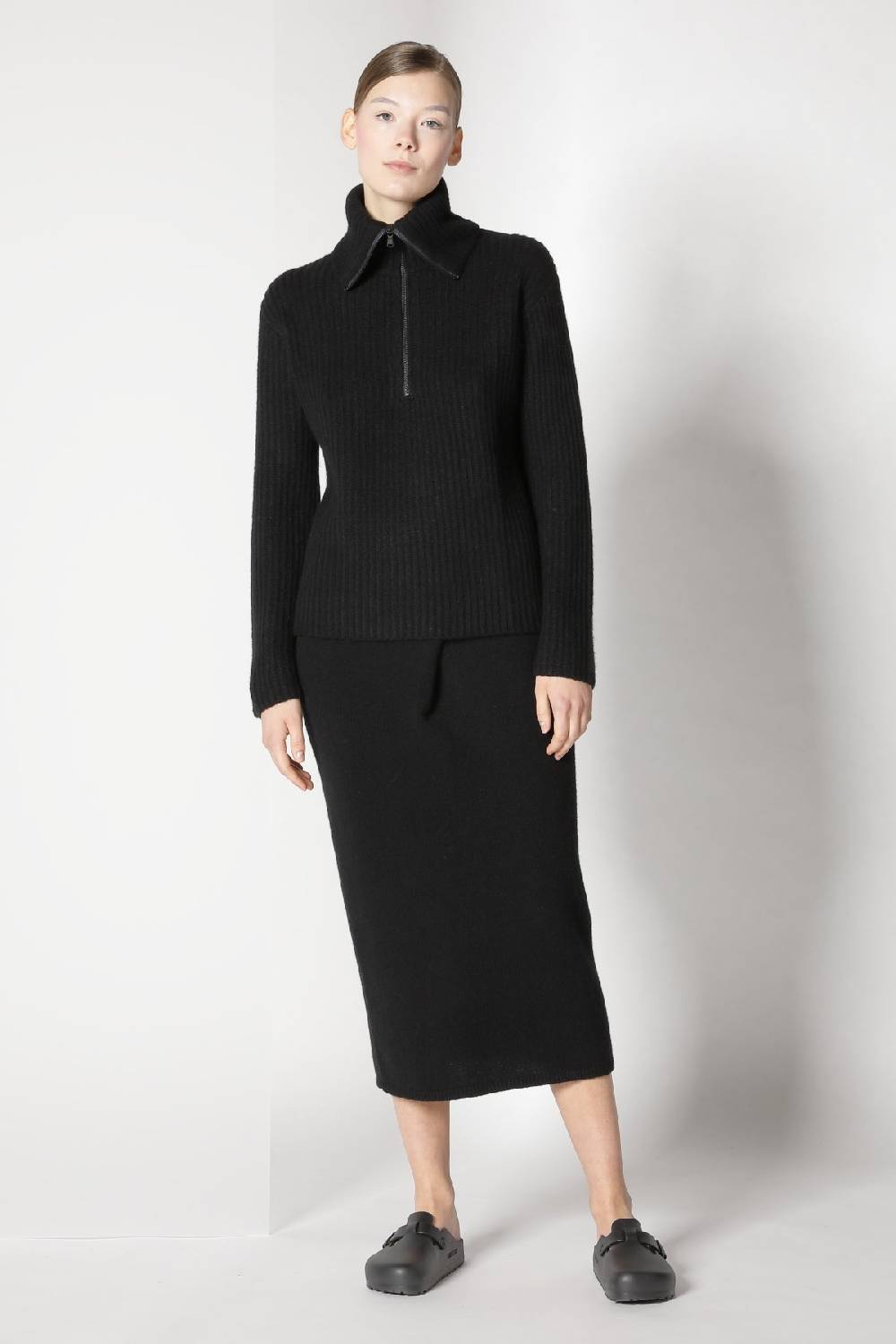 Sminfinity blurry ribbed zip-jumper + blurry tulip skirt Black Friday