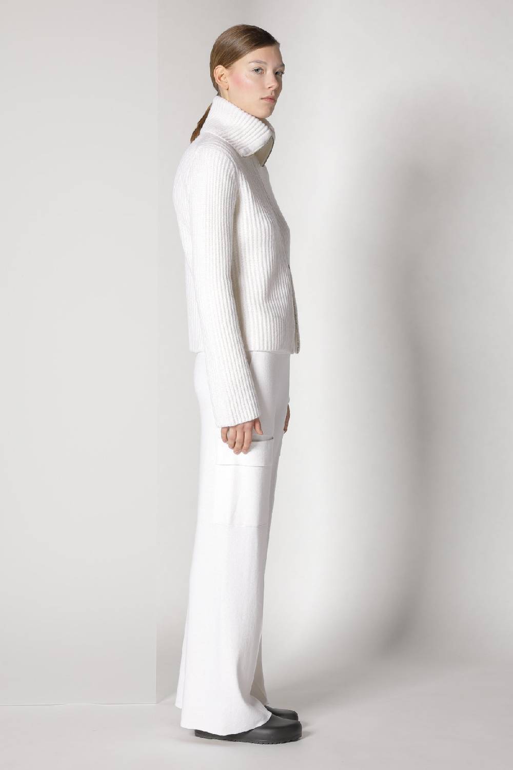 Sminfinity blurry ribbed zip-jacket + cargo bellbottom pants Vatertagsangebot