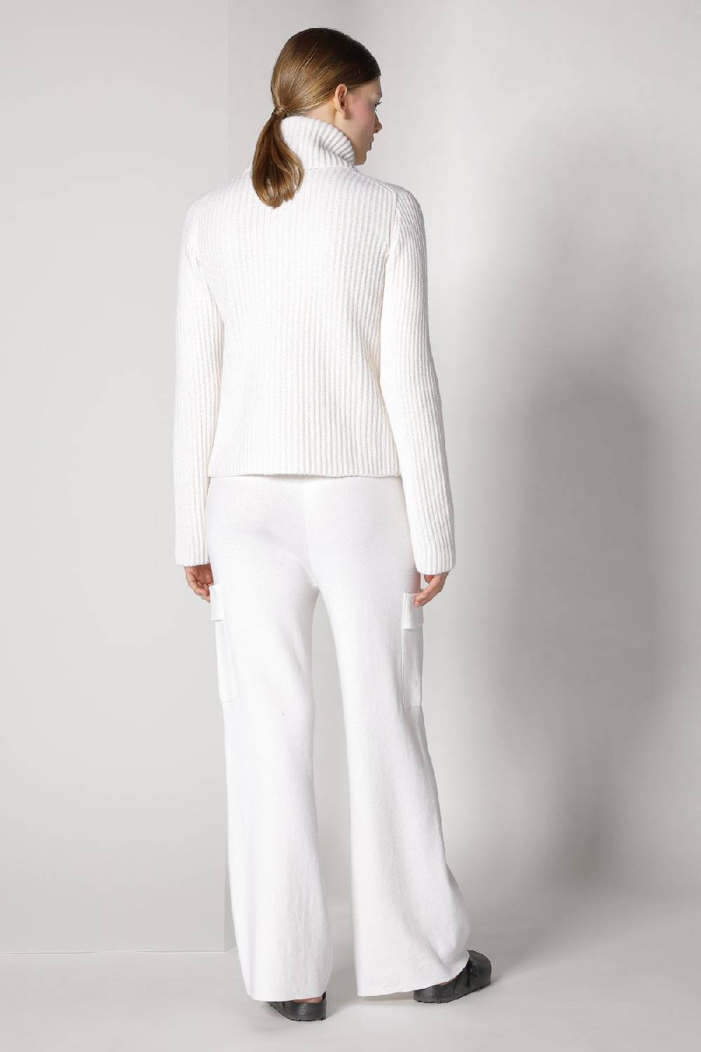 Sminfinity blurry ribbed zip-jacket + cargo bellbottom pants Vatertagsangebot
