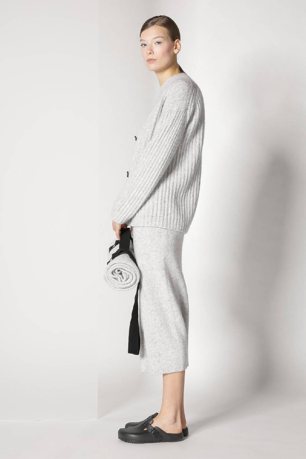 Sminfinity blurry ribbed cardigan + blurry crew top + blurry tulip skirt Zeitlich begrenztes Angebot
