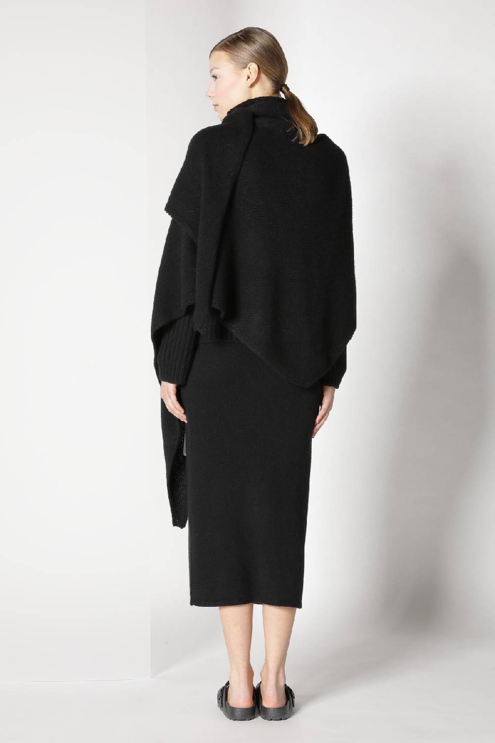 Sminfinity blurry triangle scarf + blurry ribbed turtleneck + blurry tulip skirt Blitzangebot