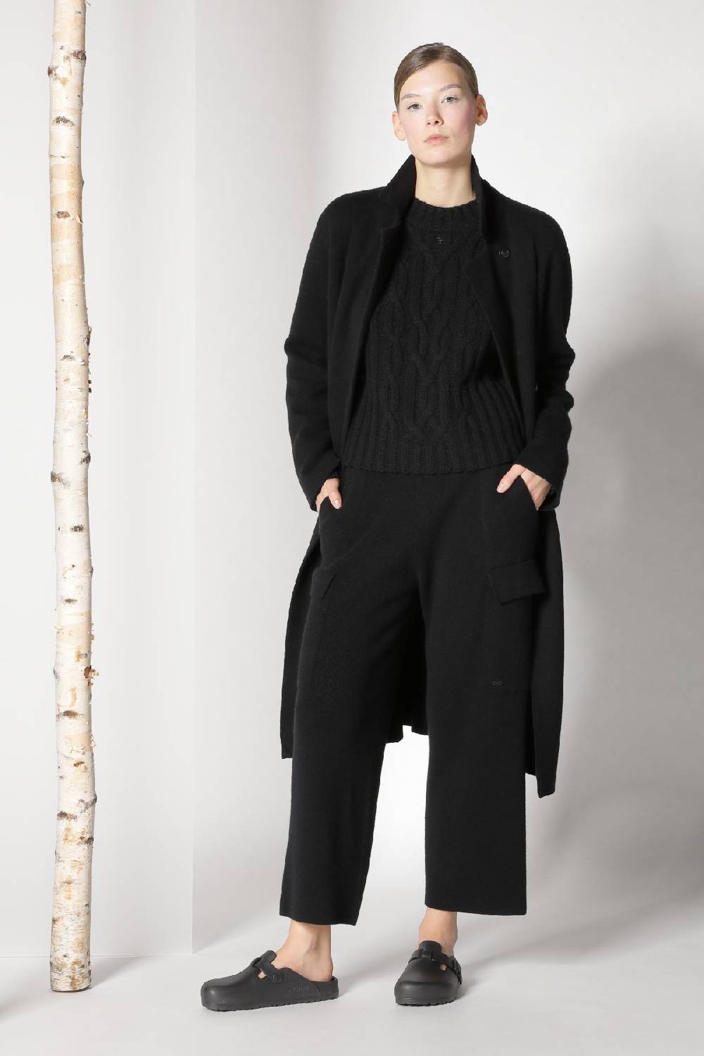 Sminfinity doubleface pea coat + chilly cable jumper + chilly cargo pants Sonderangebote