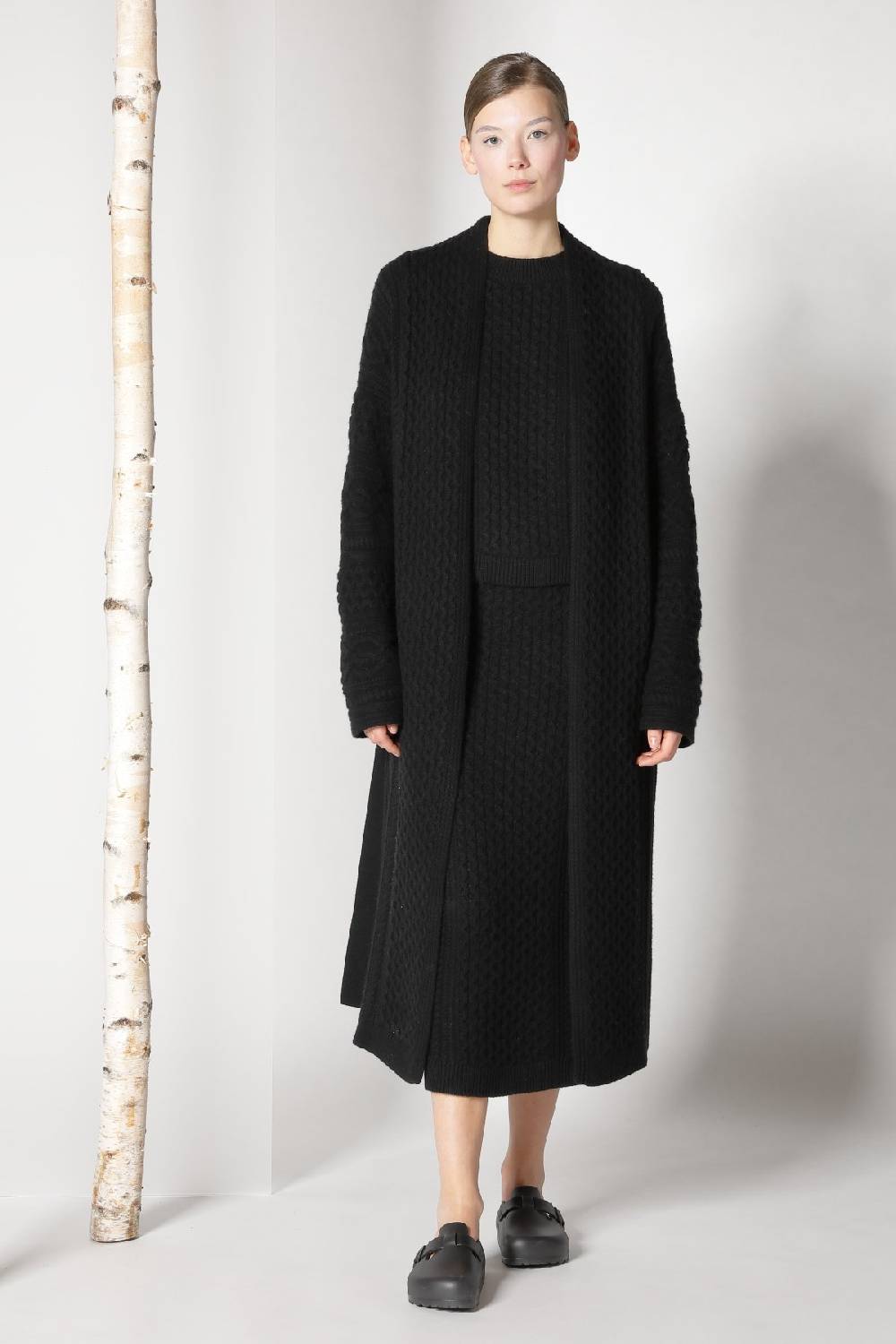 Sminfinity chilly cable maxi coat + chilly cable top + chilly cable maxi skirt Tiefpreis