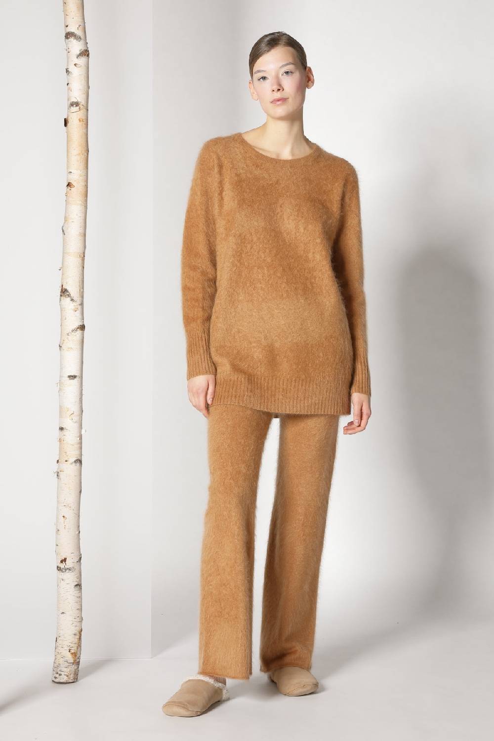 Sminfinity doubleface pea coat + furry boyfriend jumper + furry pants Letzte 2 Tage
