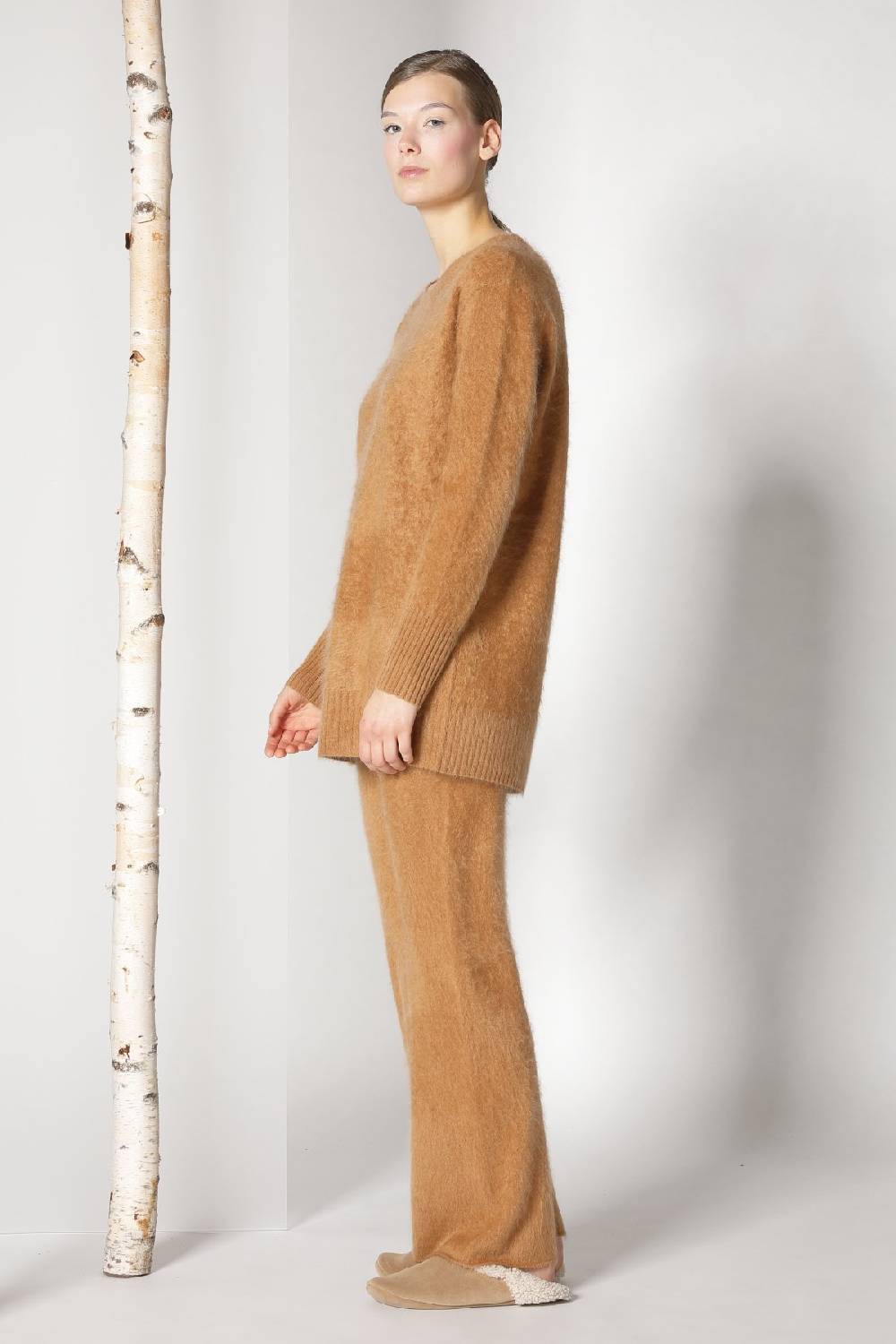 Sminfinity doubleface pea coat + furry boyfriend jumper + furry pants Letzte 2 Tage