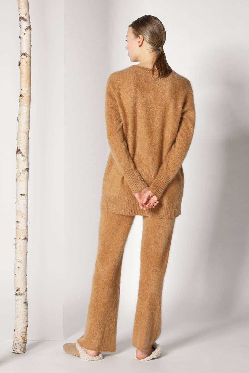 Sminfinity doubleface pea coat + furry boyfriend jumper + furry pants Letzte 2 Tage