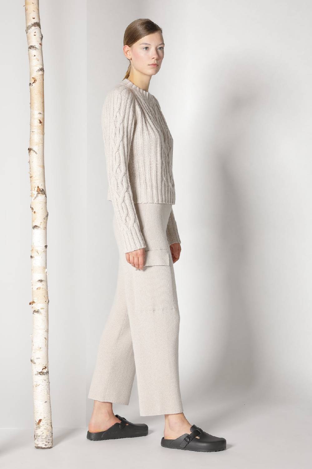 Sminfinity doubleface pea coat + chilly cable jumper + chilly cargo pants Letzter Tag