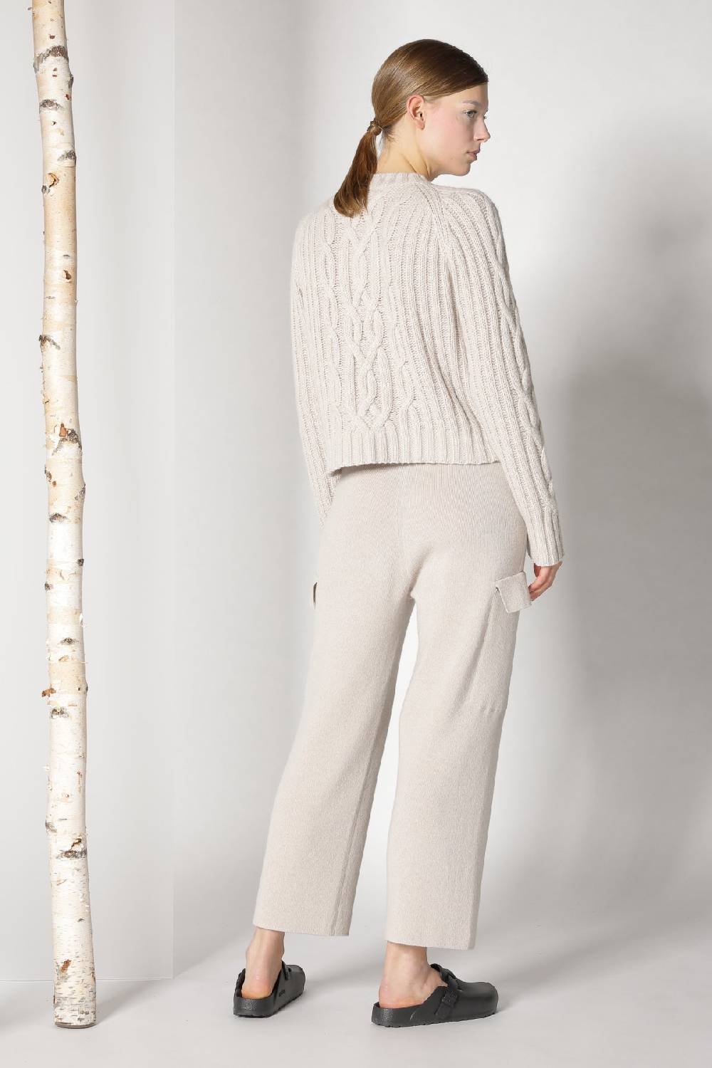 Sminfinity doubleface pea coat + chilly cable jumper + chilly cargo pants Letzter Tag