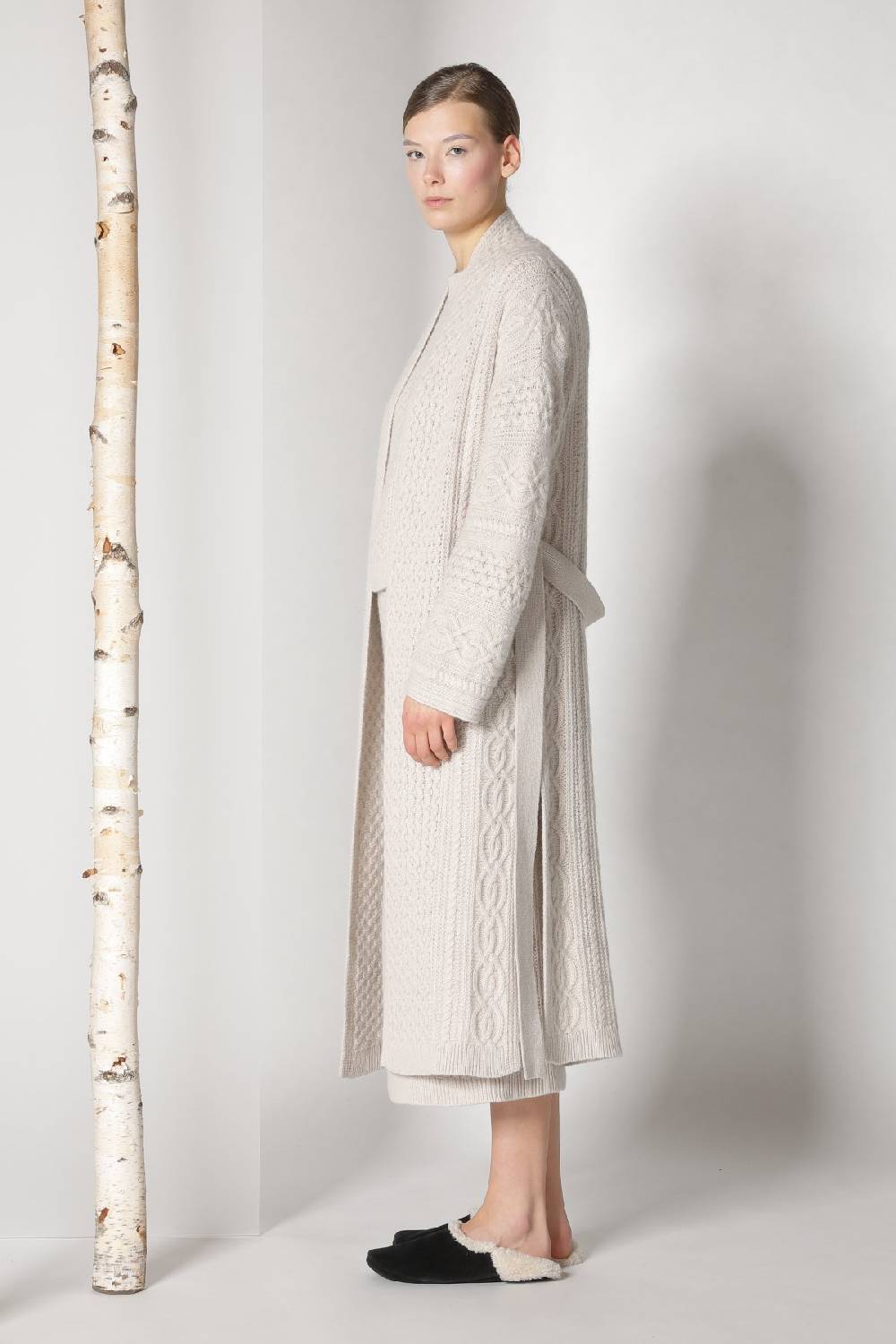 Sminfinity chilly cable maxi coat + chilly cable top + chilly cable maxi skirt Nur für heute