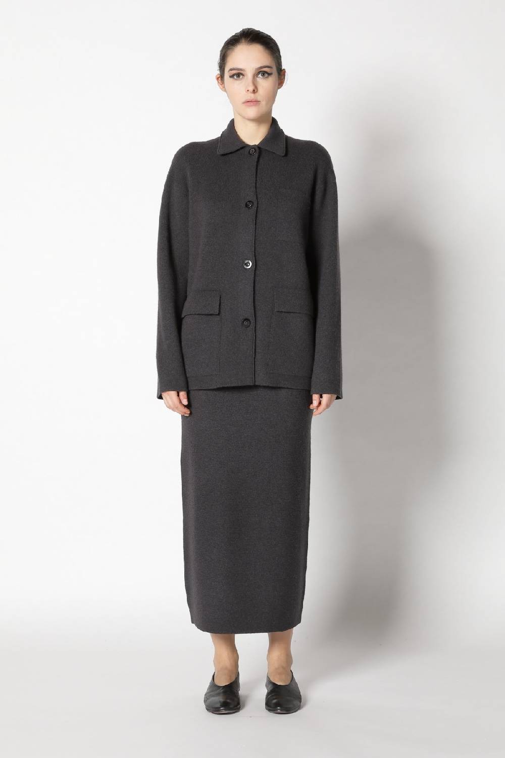 Sminfinity doubleface shirtjacket + garter triangle + garter maxi skirt Begrenzt auf 3 Tage