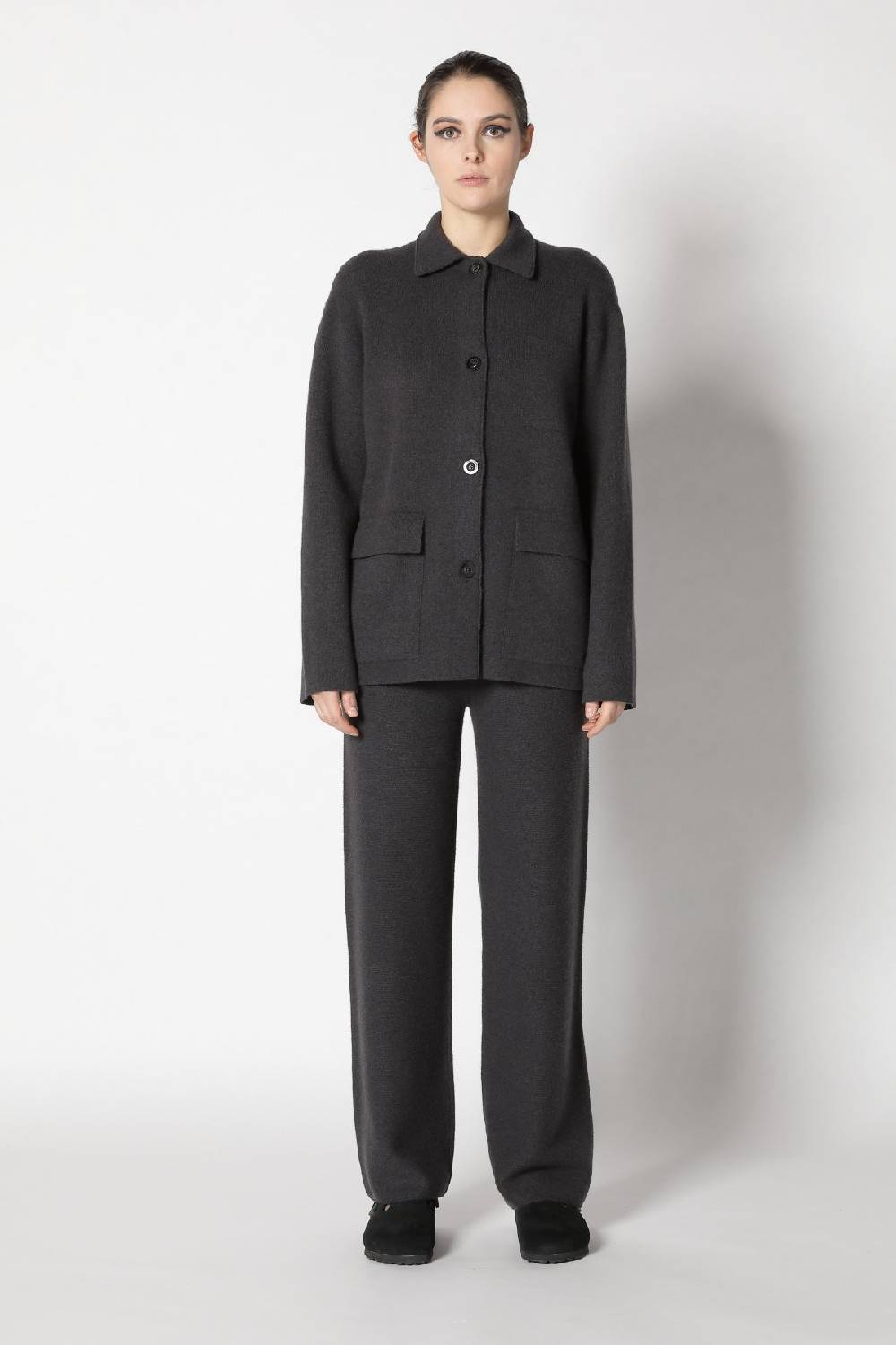 Sminfinity doubleface shirtjacket + garter palazzo pants Speichern exportieren