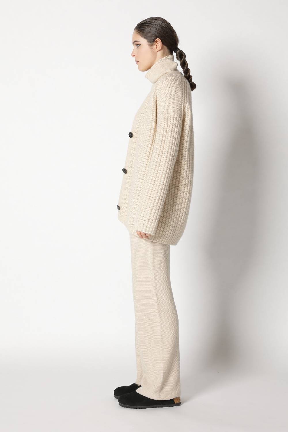 Sminfinity blurry chunky cardy + blurry turtle top + garter palazzo pants Schlussverkauf