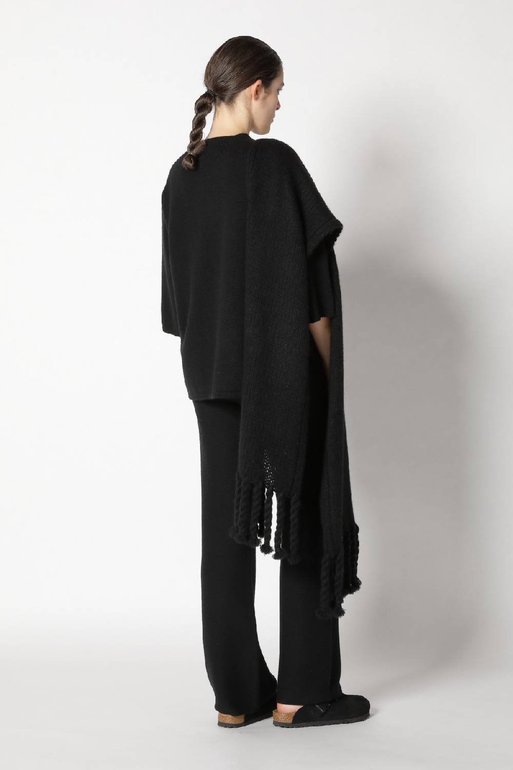 Sminfinity blurry crew jumper + blurry chunky scarf + garter palazzo pants Limitierter Zeitrabatt