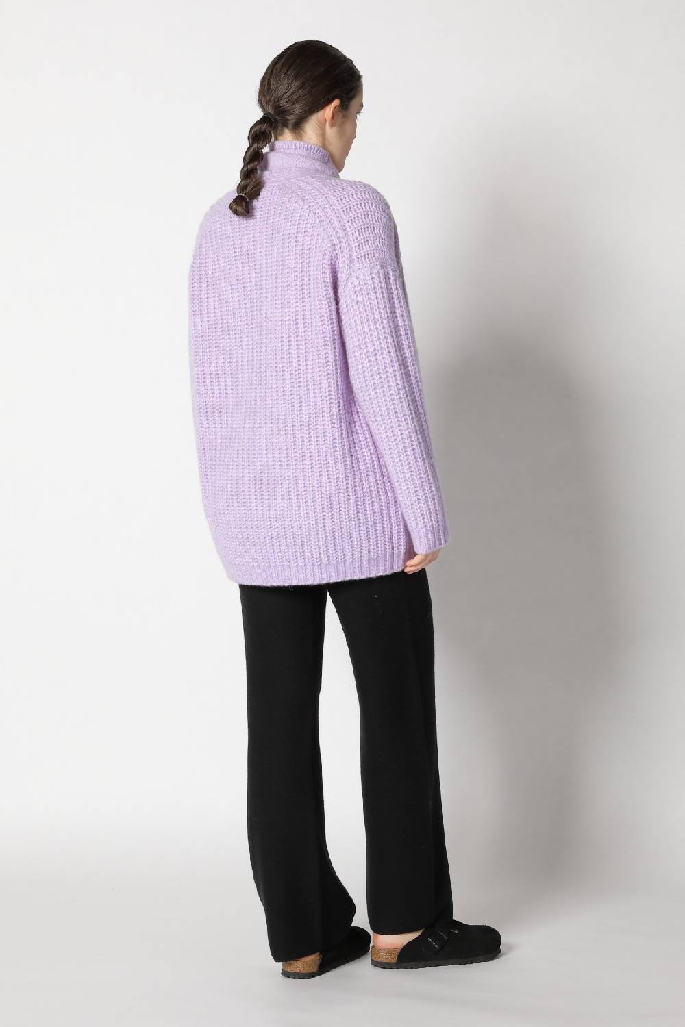 Sminfinity blurry turtle top + blurry chunky cardy + garter palazzo pants Rabatt