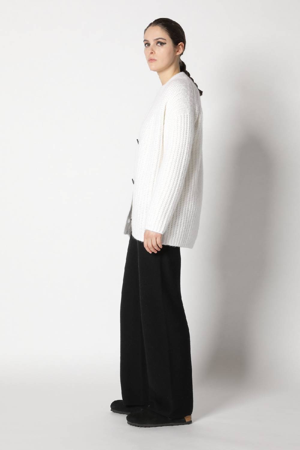 Sminfinity blurry chunky cardy + blurry chunky crewneck + garter palazzo pants Preisnachlass