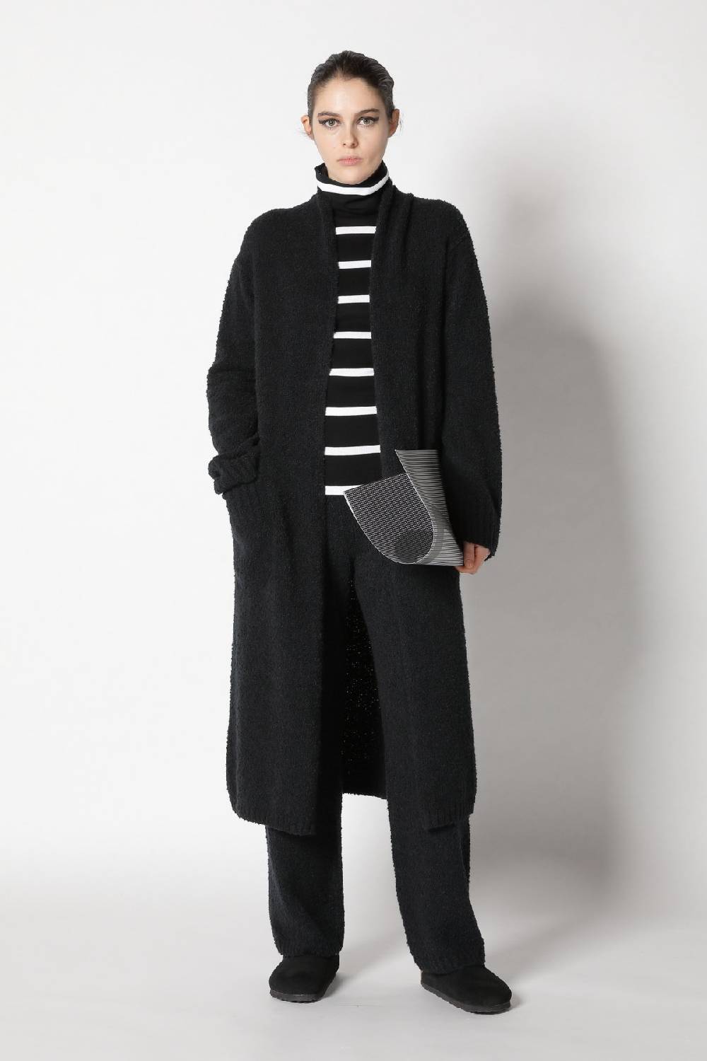 Sminfinity teddy coat + silky stripe turtle + teddy lounge pants Cyber Monday