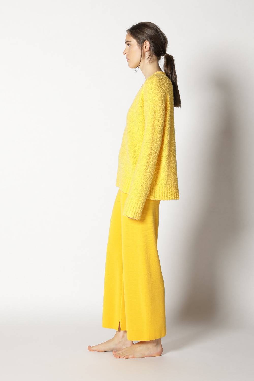 Sminfinity bouclé V neck + milano culotte Online Outlet